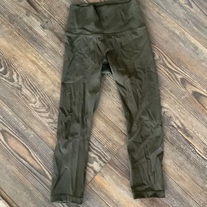 ONLY WORN ONCE Lululemon Green Leggings